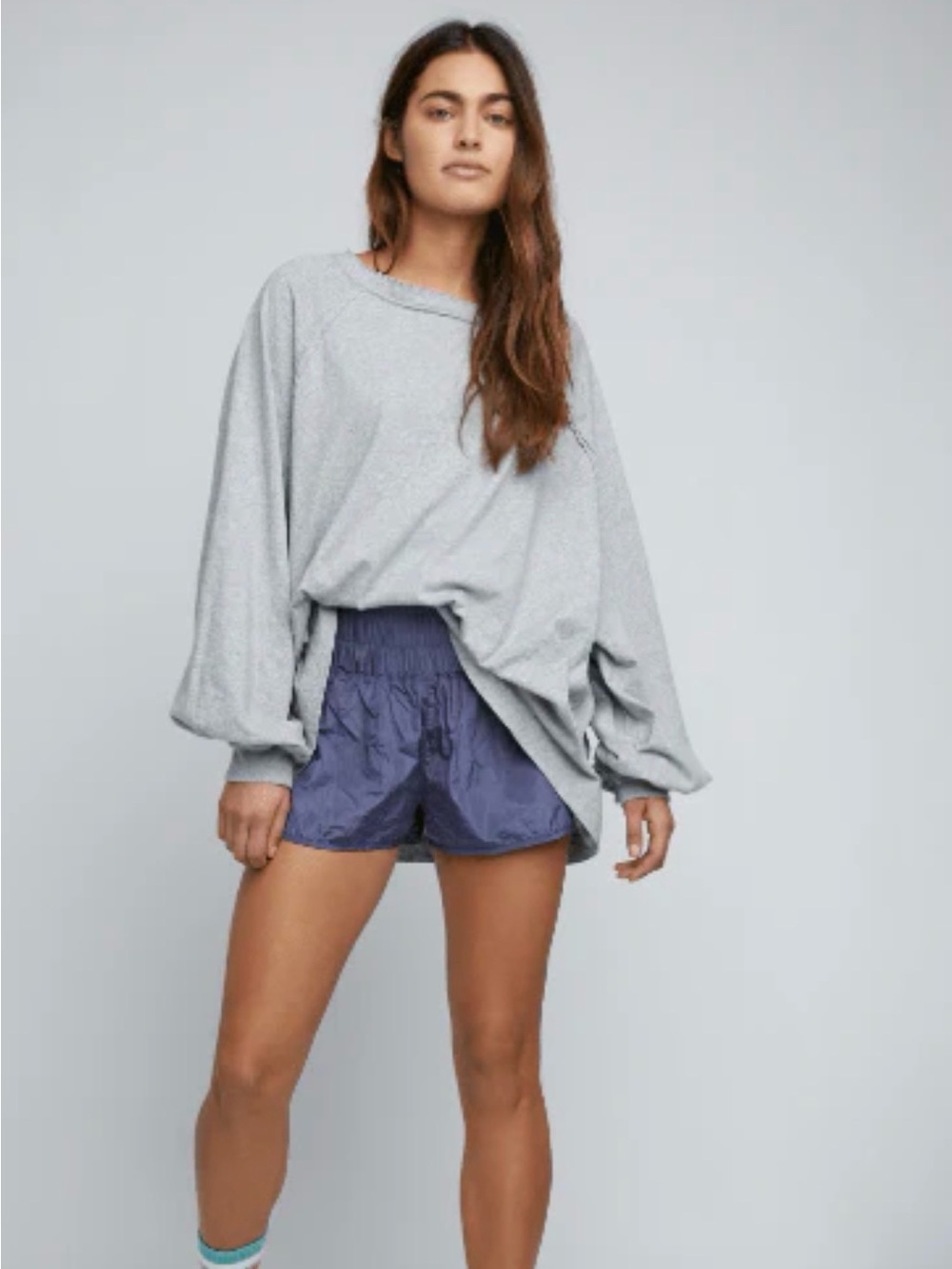 Free People Movement // The Way Home Short Deep Blue EUC